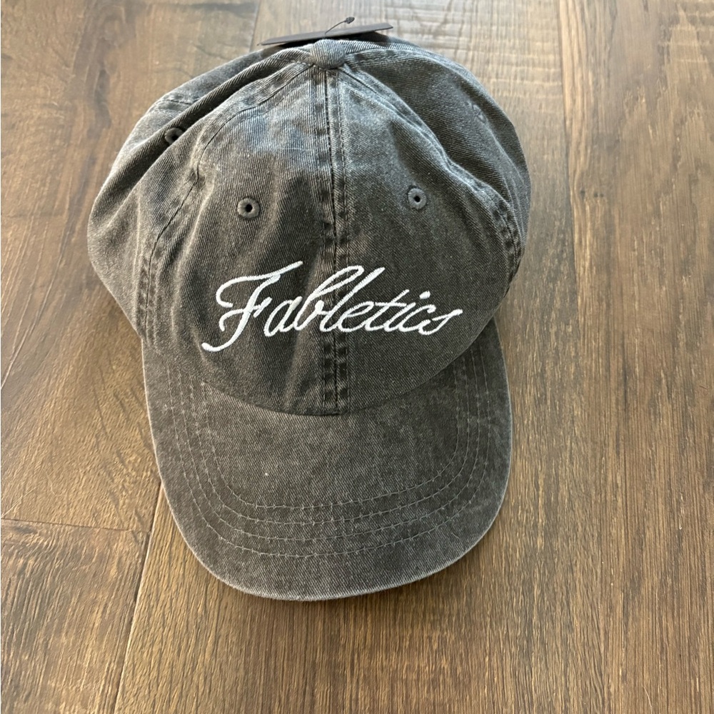 Fabletics Charcoal Cap with White Logo
